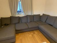 stor soffa med 2 divaner