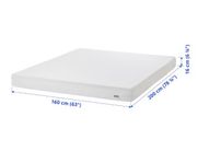 Åbygda 160 cm FAST - IKEA Skummadrass