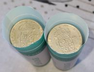 100 st 1 Kronor med 40%Silver