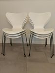 6st vita Fritz Hansen Sjuan (nya modellen!)