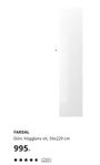 Garderobsdörrar IKEA Fardal (50 cm och 25 cm)