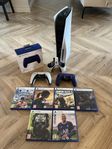 Playstation 5 Disc edition med extra tillbehör 