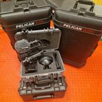 Pelican case, videokamera & 360 kamera