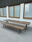 HAY Pyramid bord med bänk – 300cm (värde 53.000kr)
