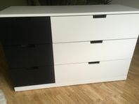 Ikea Nordli 6 lådor 3 små + 3 stora - 120 x 76 cm