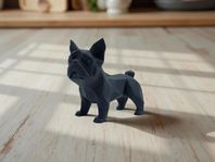 Dekorativ French Bulldog staty – för frallaälskare 