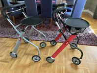 2 st Inomhusrollator Trust m brom 