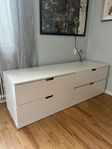 Nordli byrå 4 lådor i vitt