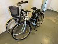 Cykel (blå/vit)