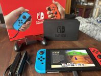 Nintendo Switch - komplett i bra skick alla tillbehör