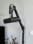 Shure SM7B + Røde PSA1 + Kabel