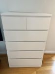 Malm byrå vit från IKEA