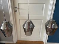 Vardagsrumslampor i rökt glas