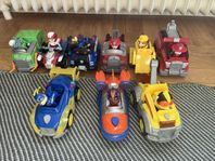 Paw Patrol valpar med fordon