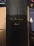 Post-Tidningen, inbunden årgång 1905.