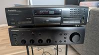 Pioneer förstärkare och cd