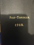 Post-Tidningen 1910, inbunden årgång.