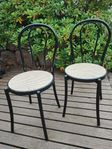 UTESTOLAR DESIGN THONET NR 18 / ROTTING+ METALL