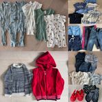 Stort somrigt klädpaket storlek 86 (12-18 mån).Nypris 3800