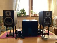 Tapco studiomonitorer med sub