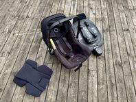 Bugaboo Turtle Air by Nuna inkl. ISOFIX-bas & Fox 3-adaptrar