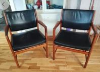 Paret fina karmstolar 60-tal K E Sekelius för JOC