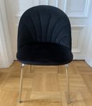 Sex stolar Kiwi från MIO i svart sammet