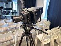 Blackmagic Studio Camera 4K Pro G2, objektiv & stativ