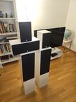 Hemmabiosystem Audio Pro plus Yamaha förstärkare