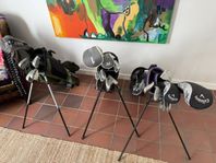 3 golfset för barn 