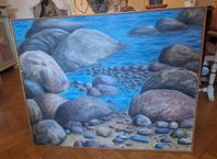 Oljemålning Mary Stoltz 94×75cm 