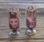 Skänkes! En ljuslykta retro Tiffany Hepburn 60-tal