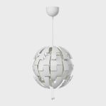 Ikea IKEA PS 2014 Pendellampa, vit/silverfärgad, 52 cm