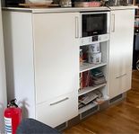 Inbyggd kyl och frys i stor möbel (ej micron)