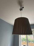 lampa grå tyg