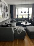 soffa + fotpall 