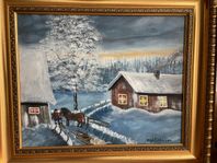 Välvårdade oljemålningar