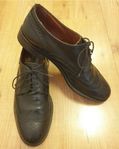 Finskor, brogue, äkta läder. Stl. 41 unisex/dam/herr.