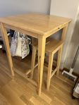 Ikea matbord med stol