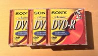DVD-skivor – SONY – Helt oanvända i perfekt skick !!