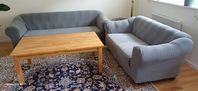 Soffa med soffbord