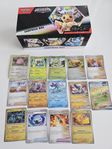 Pokémon kort med låda