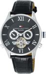 Tommy Hilfiger Automatic Watch With Leather Strap