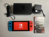 Nintendo switch V1 inkl spel