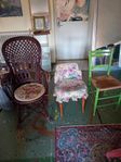 stolar vintage antika shabby