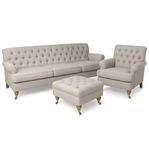 Elegant soffgrupp i klassisk stil – i nyskick!