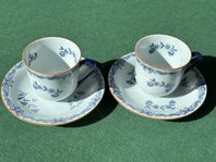 2st kaffekoppar m fat Ostindia 