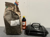 Smartliving Kolgrill Mini + grillkol och tändvätska