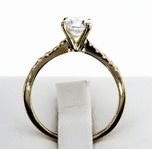 Diamantring 1,21 ct, naturlig