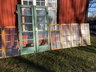 Veranda/ Pardörr med karm 